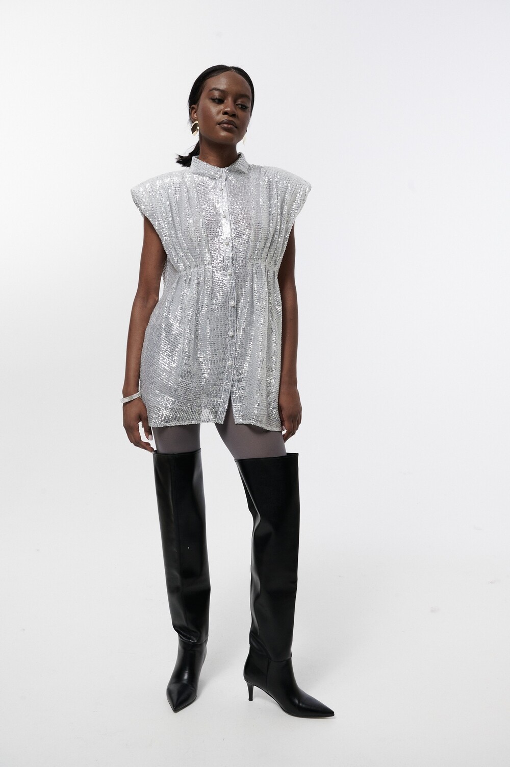 Sequined shirt